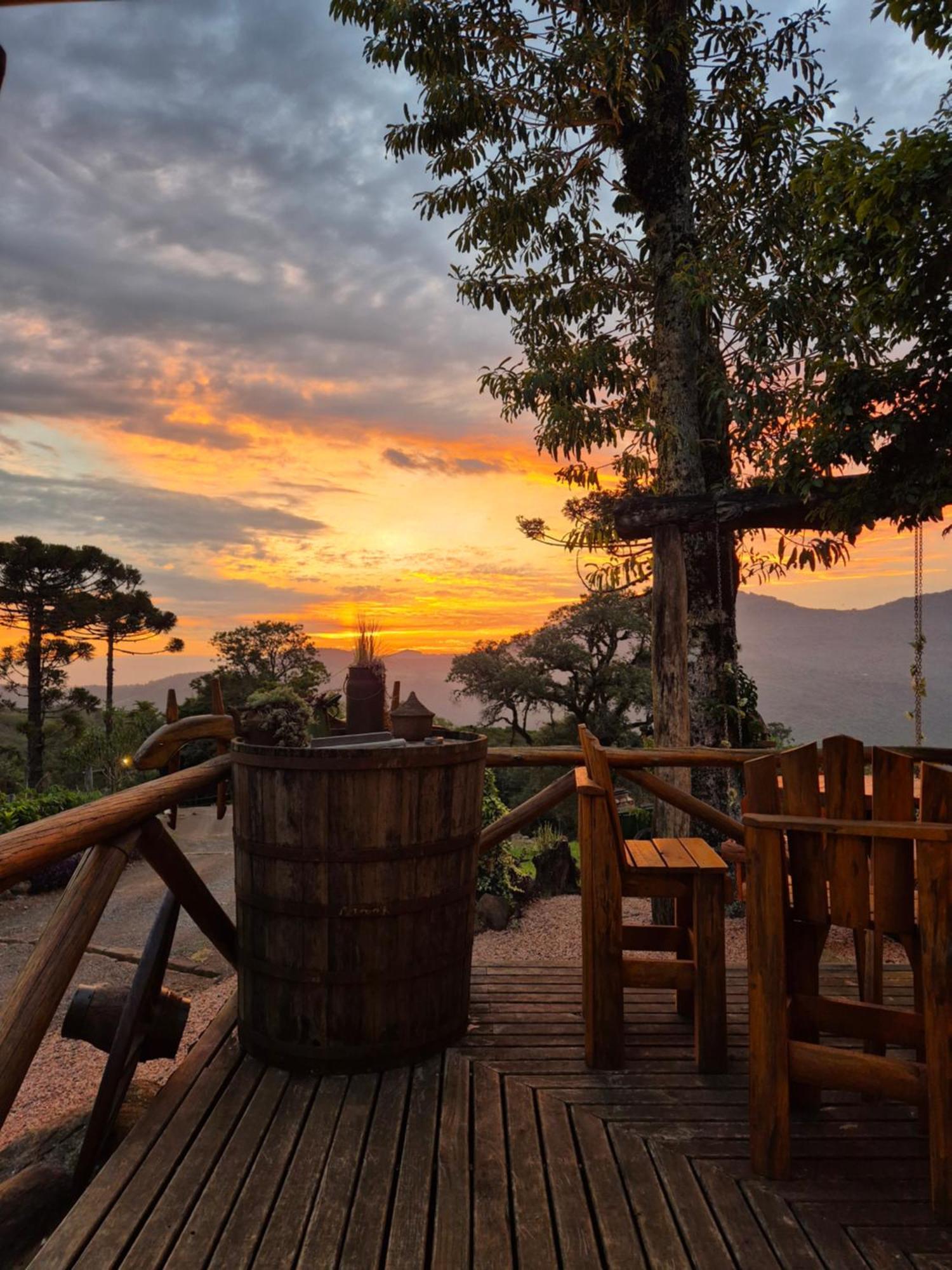 Alto Da Colina Caraa Rs Villa Bagian luar foto